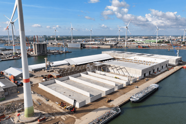Antwerp dry bulk project: construction progressing as planned